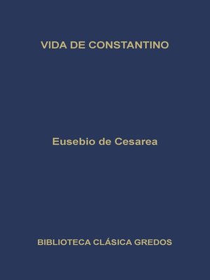 cover image of Vida de Constantino